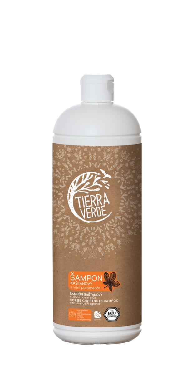 Kaštanový šampon pro posílení vlasů s vůní pomeranče